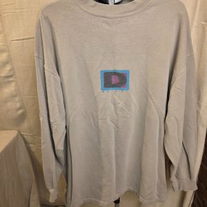 L.A.T. Sportswear Vintage Long Sleeve Graphic T-Shirt XL Gray