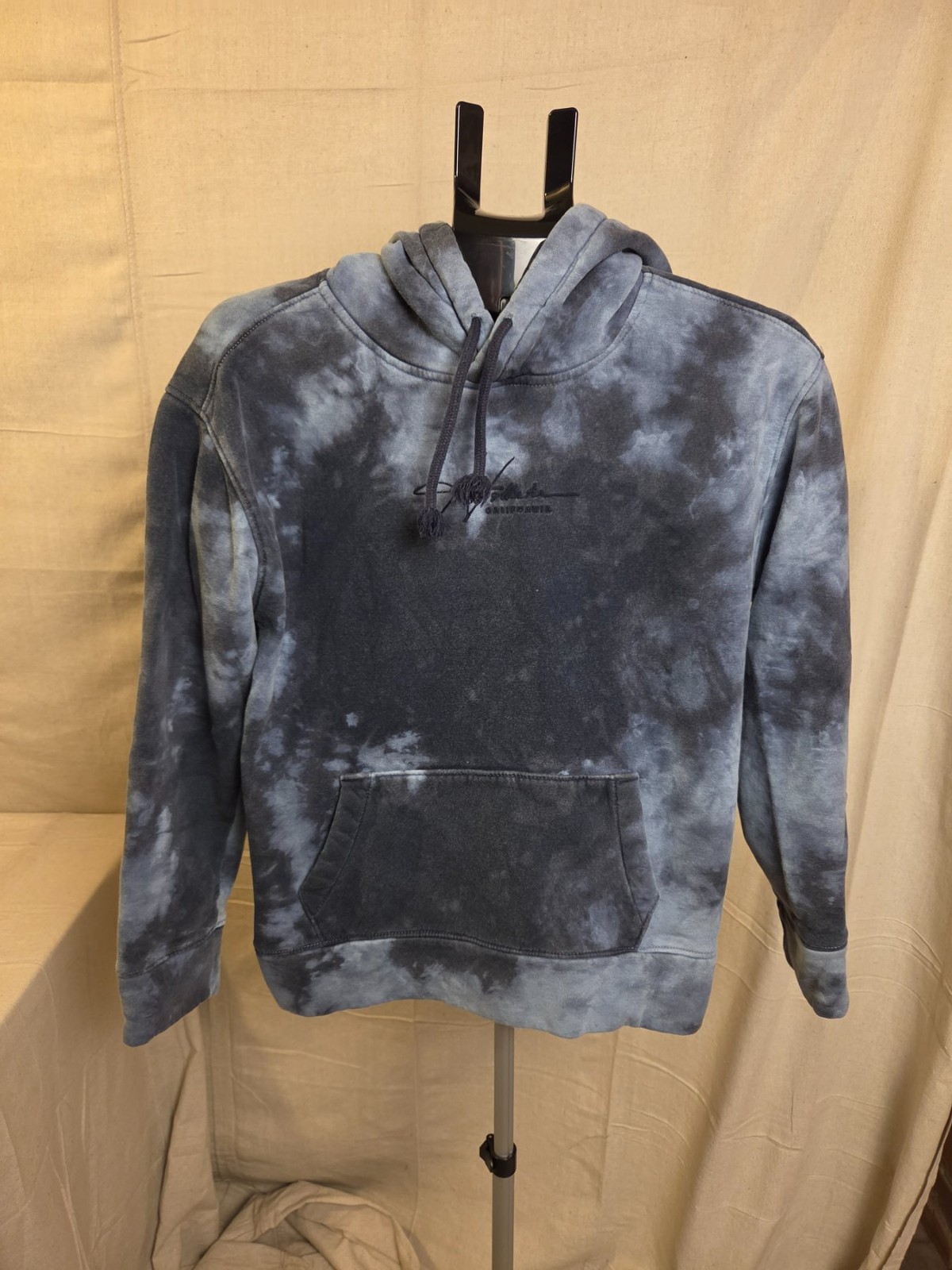 Hollister Hoodie Tie Dye Pullover Must-Have Collection XS Blue Gray