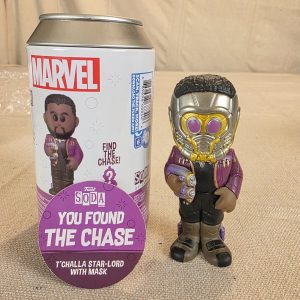 Funko Soda Marvel T'Challa Star-Lord With Mask Chase Vinyl Figure