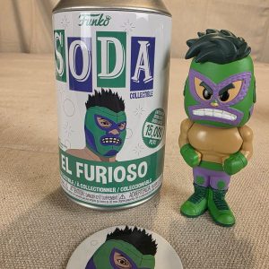 Funko Soda Marvel Lucha Libre El Furioso Hulk Vinyl Figure