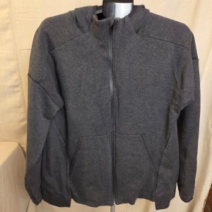 Champion Men's Full-Zip Hoodie XL Dark Gray Cotton Polyester