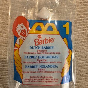 1995 McDonald's Happy Meal Toy Dutch Barbie Figurine #1 Vintage