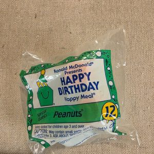 1994 McDonald's Happy Birthday Peanuts #12 Snoopy Train Car Toy New