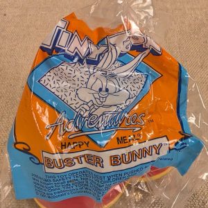 1991 McDonald's Happy Meal Tiny Toon Adventures Buster Bunny Toy NEW