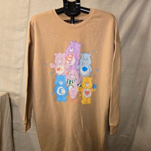 Grayson Social Care Bears Nightgown XL Brown Vintage Style Y2k