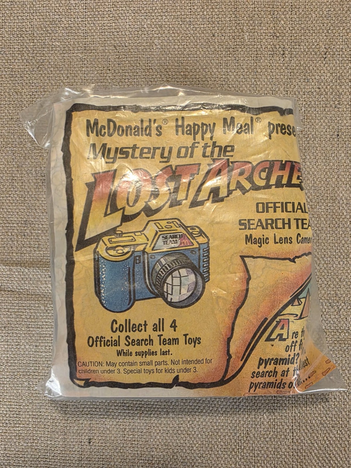 1991 McDonald's Happy Meal Mystery of the Lost Arches Magic Lens Camera NEW