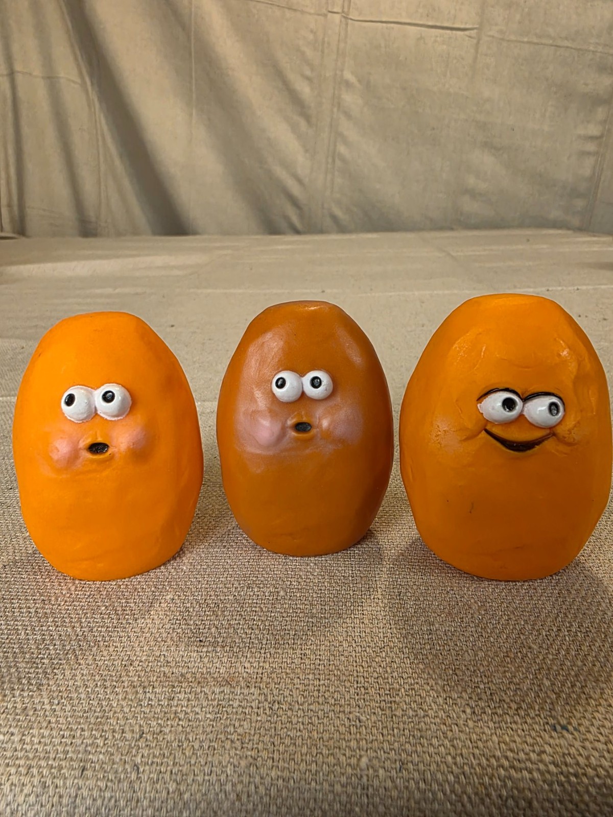 Vintage 1988 McDonald's McNugget Buddies Lot of 3 Happy Meal Toys
