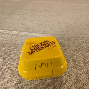 Vintage 1990 McDonald's Chicken McNuggets Transformer Toy 6 Pieces