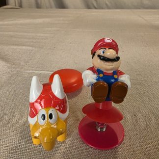 Vintage 1989 Nintendo Super Mario Bros 3 Mario & Koopa Toy Set