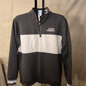 Holloway Team Penske 1/4 Zip Pullover Sweatshirt Men's Large Gray White