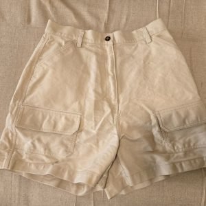 Marsh Landing Women's Cargo Shorts Size 12 Beige Cotton Vintage