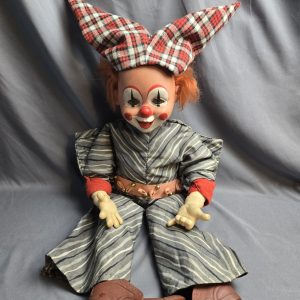 Vintage Jesmar Clown Doll Spain 23" Tall