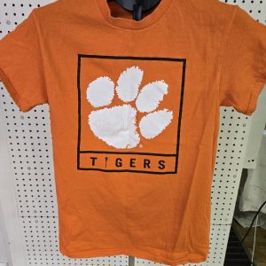 Clemson Tigers Orange Tshirt Size Small