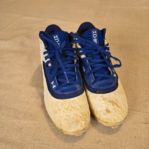 Under Armour Youth Baseball Cleats Size 2.5Y Blue White