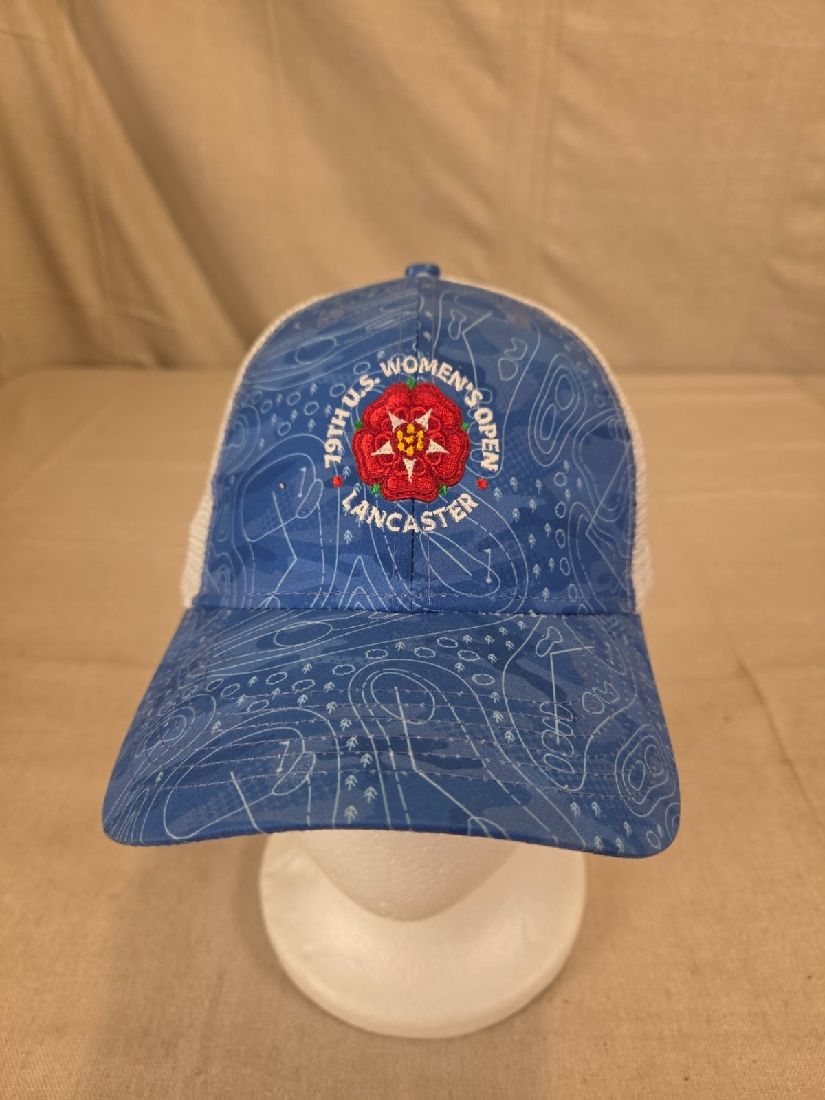 2019 U.S. Women's Open Golf Trucker Hat Mesh Snapback Lancaster Blue