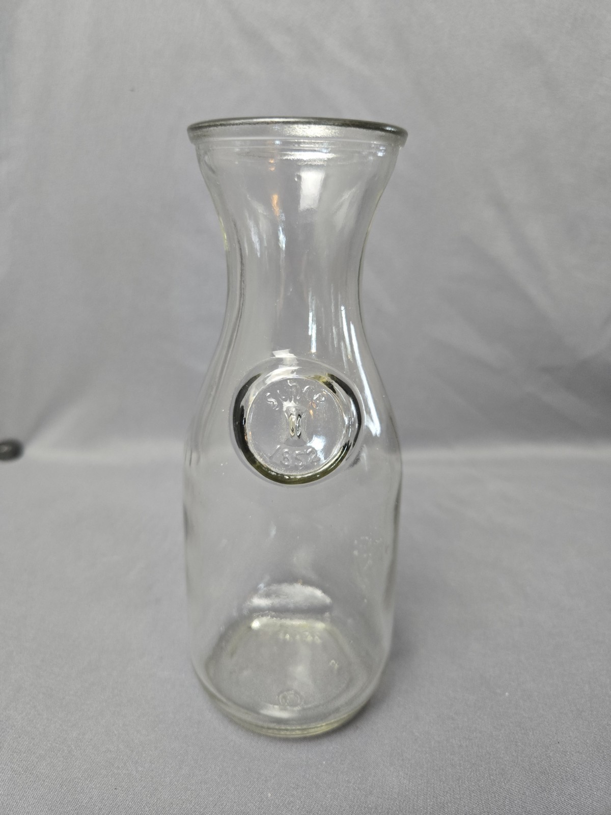 Vintage Paul Masson Wine Glass Carafe Decanter Milk Bottle Jug Since 1852