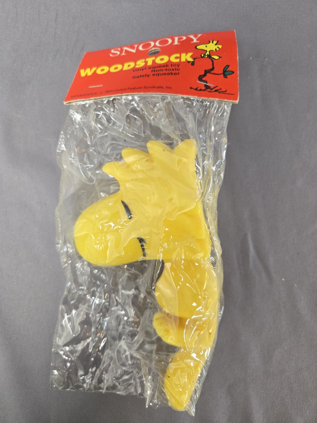 Snoopy Woodstock Peanuts Squeak Toy Brand New in Package by ConAgra