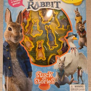 Peter Rabbit Stuck on Stories Board Game & Toy Suction Cups Storybook