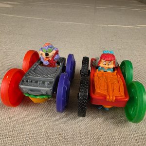 Vintage 1990 McDonald's Happy Meal Tiny Toons Flip Cars Lot of 4