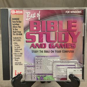 Best of Bible Study and Games PC CD-ROM Windows Educational Software