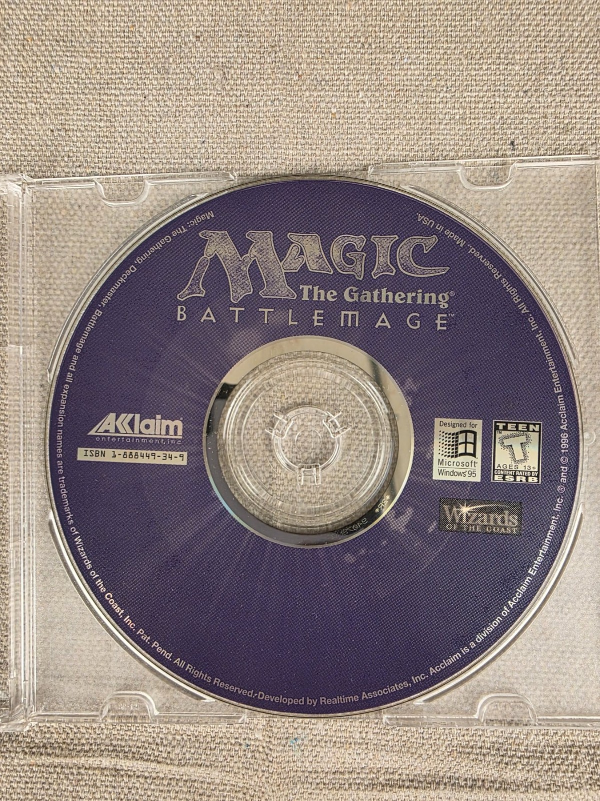 Magic The Gathering Battlemage PC Windows 95 Game Disc Only