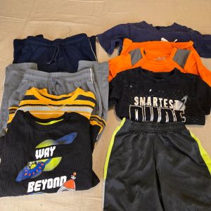 Boys Clothing Lot Size 4 2 Sweatpants 2 Long Sleeve 2 Short Sleeve 1 Shorts
