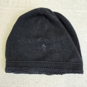 Spyder Logo Womens Beanie Fur Lined Rhinestone