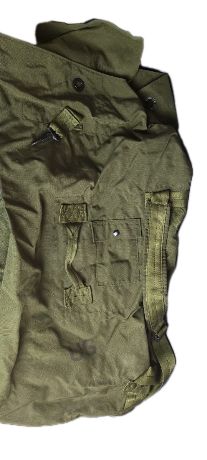Military Duffel Bag Rucksack Olive Green Nylon Heavy Duty Army Duffel