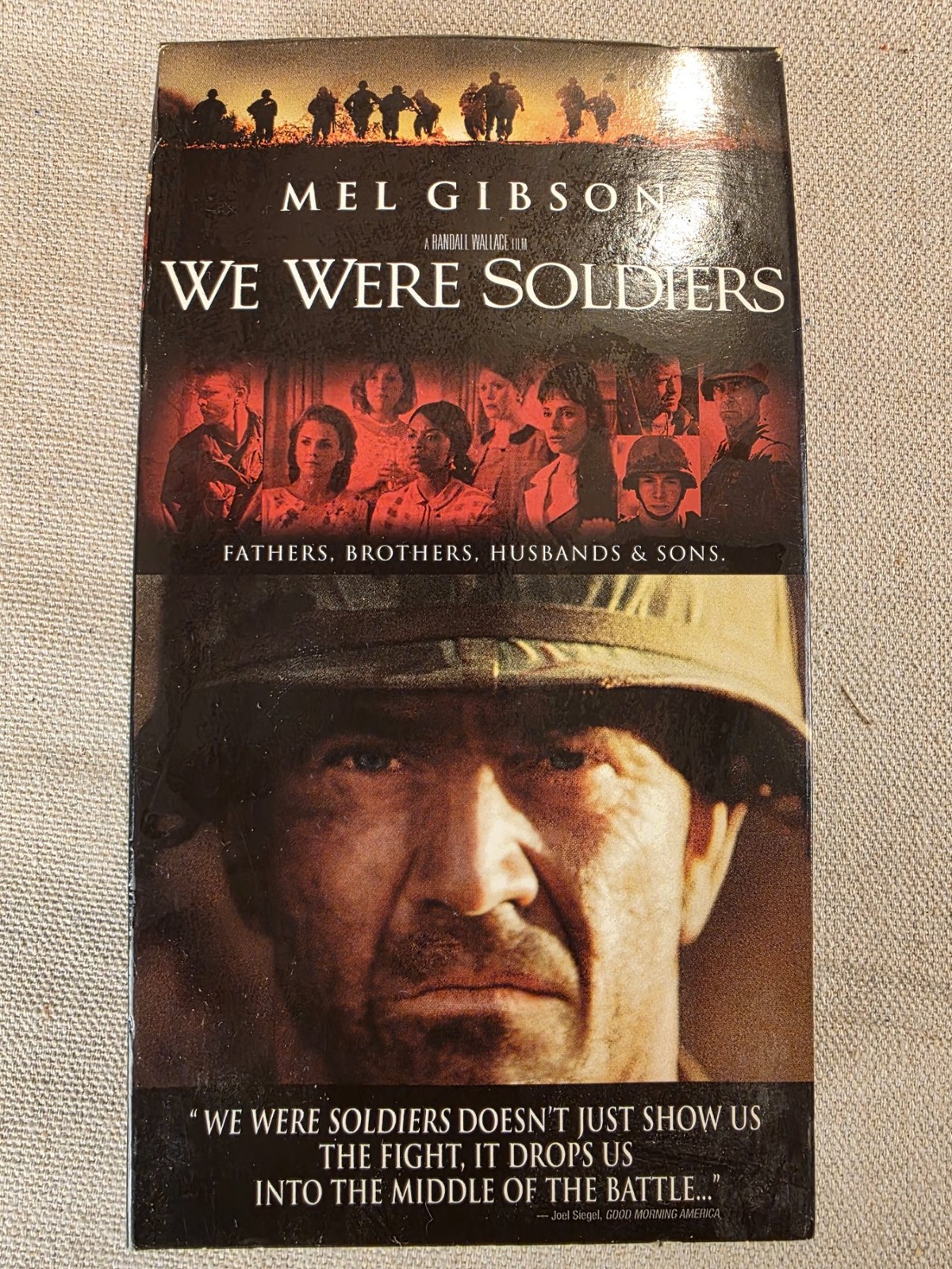 We Were Soldiers VHS Tape 2002 Mel Gibson