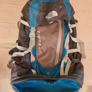 The North Face Terra 45 Hiking Backpack Blue Brown