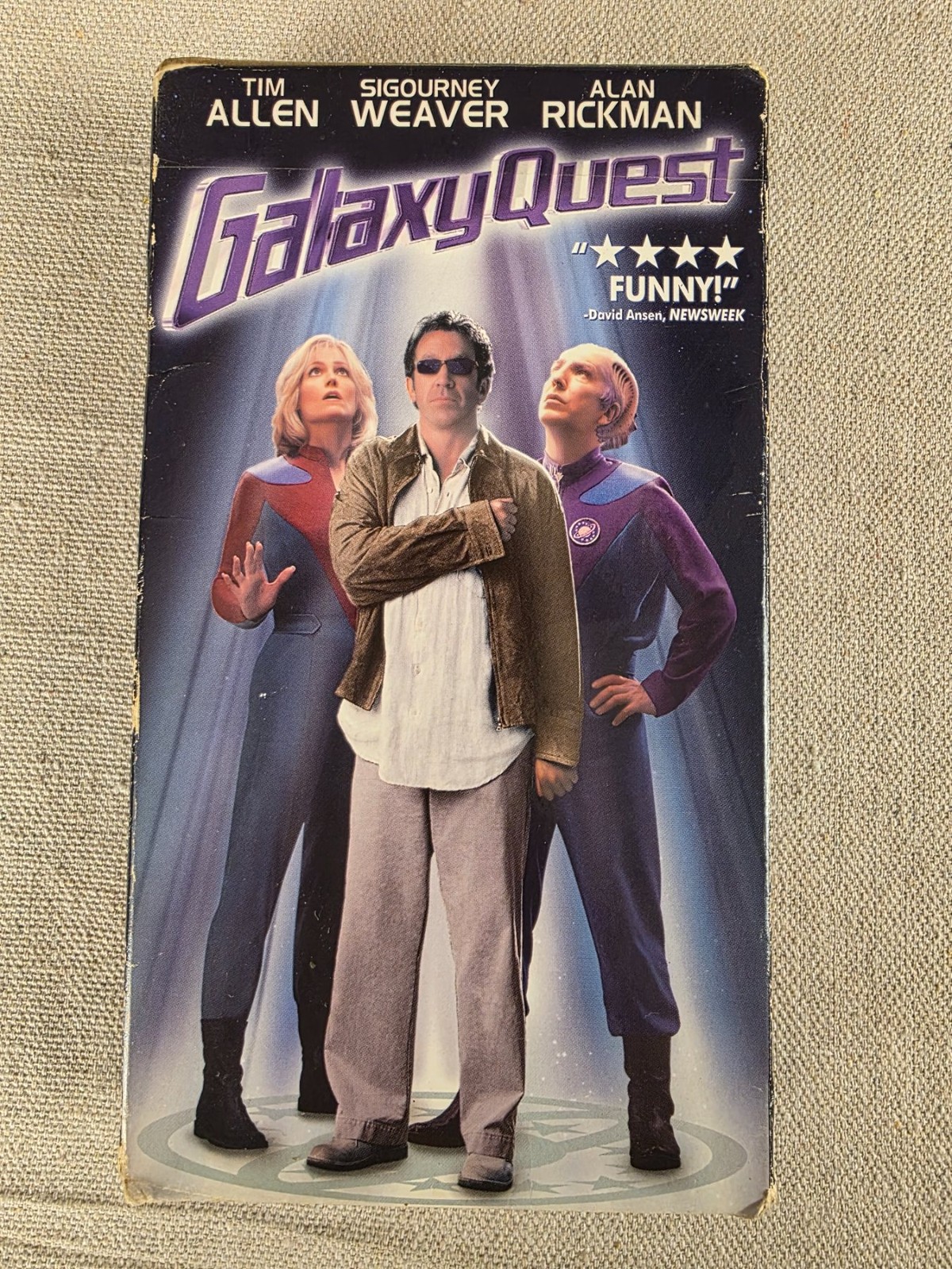 Galaxy Quest VHS 1999 Tim Allen Sigourney Weaver Alan Rickman Vintage