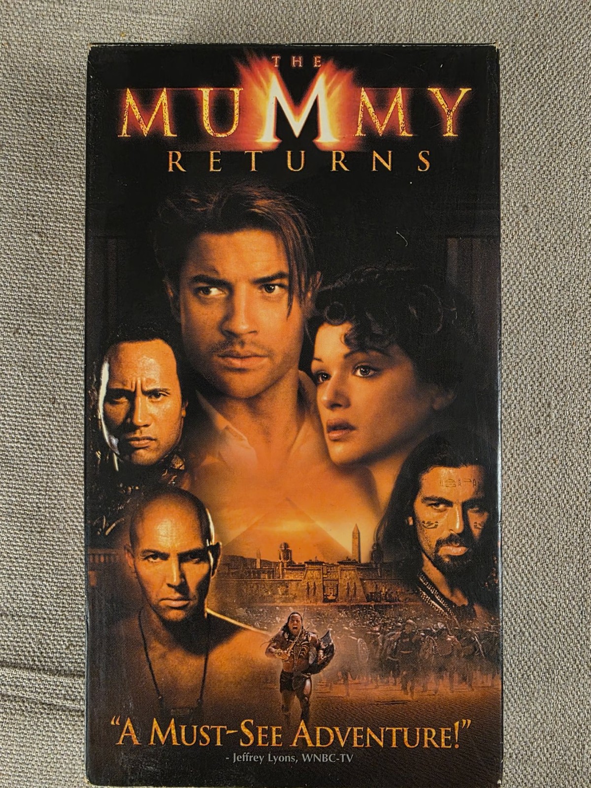 The Mummy Returns VHS 2001 Adventure Brendan Fraser Rachel Weisz