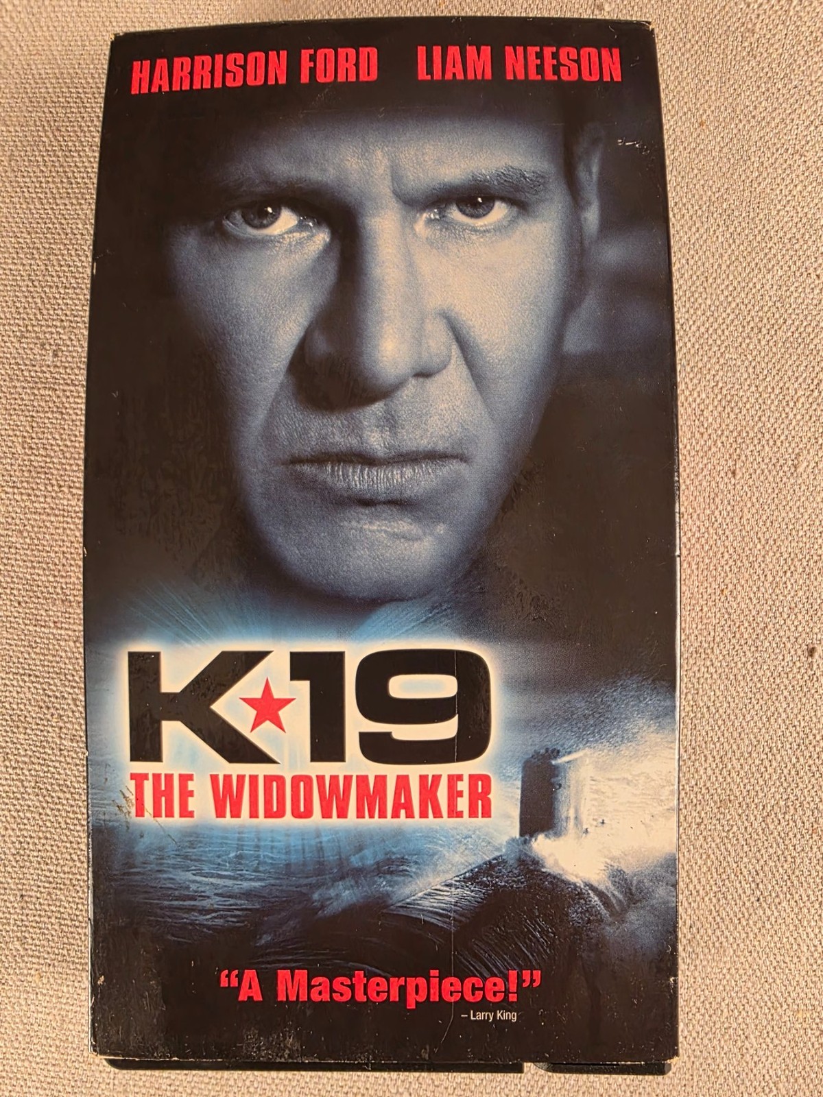 K-19 The Widowmaker VHS 2002 Harrison Ford Liam Neeson
