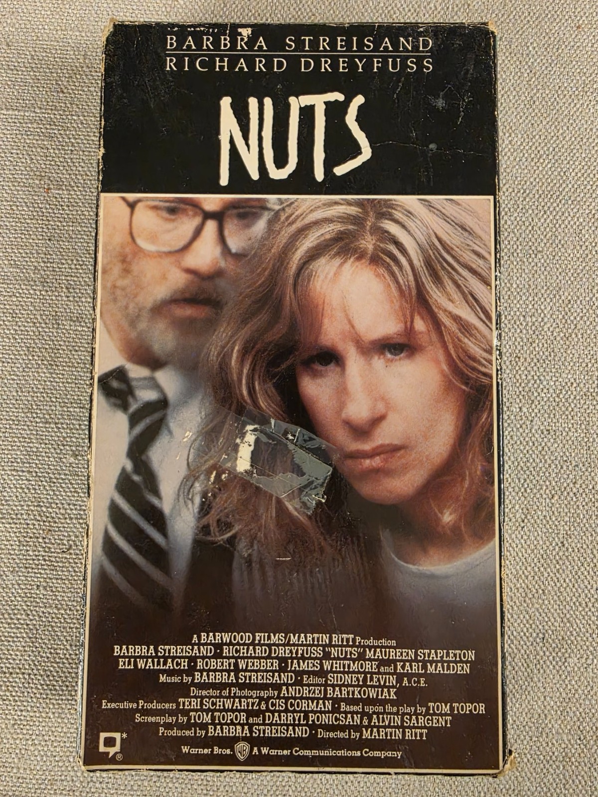 Nuts VHS 1988 Barbra Streisand Richard Dreyfuss Adult Drama