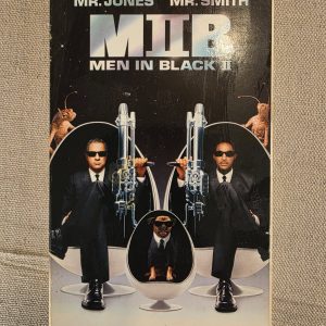 Men in Black II Back in Black VHS 2002 Tommy Lee Jones Will Smith