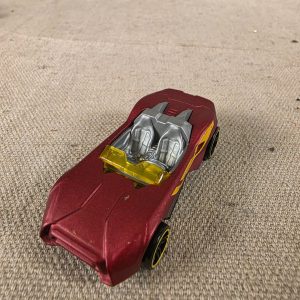 Hot Wheels Carbonic Red Diecast Toy Car 2014 Mattel