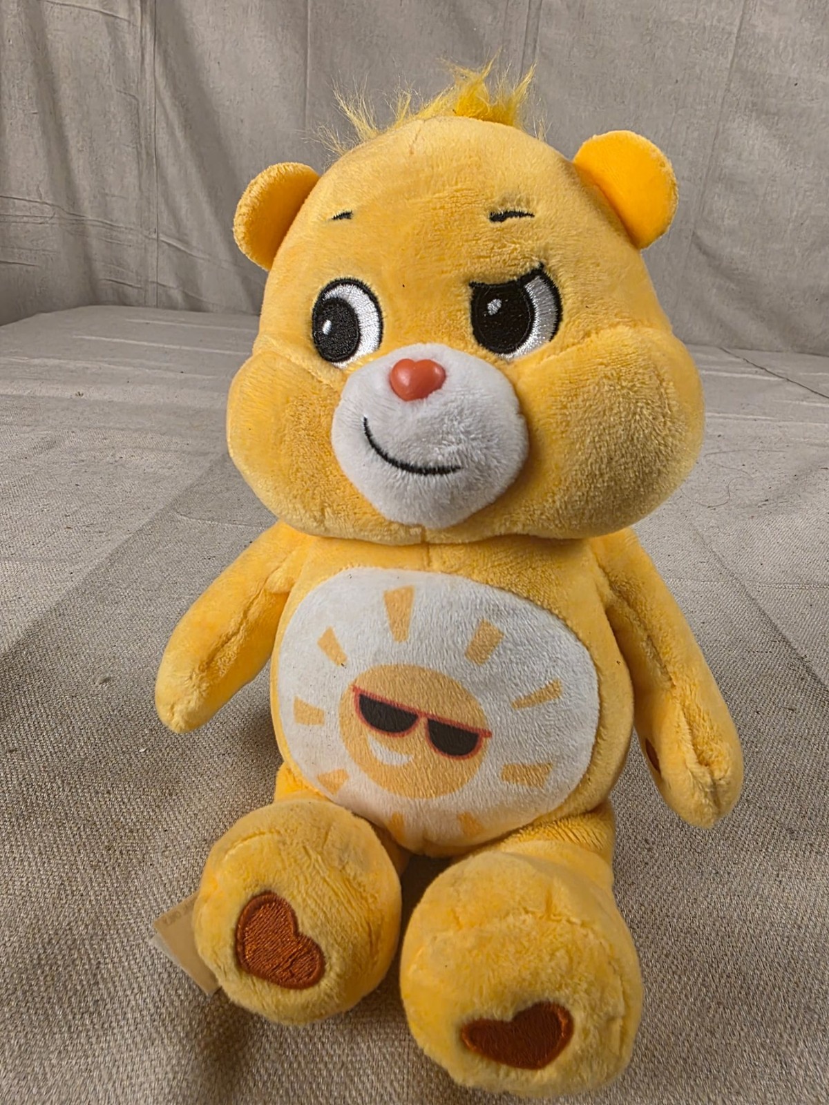 Care Bears Funshine Bear Plush Yellow Stuffed Animal Toy 10 Inch
