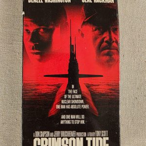 Crimson Tide VHS Movie Denzel Washington Gene Hackman Action Thriller