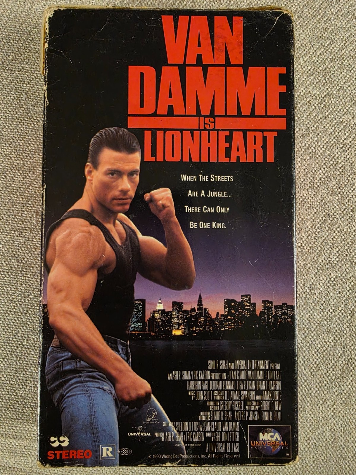 Van Damme is Lionheart 1990 VHS Action Movie MCA Universal