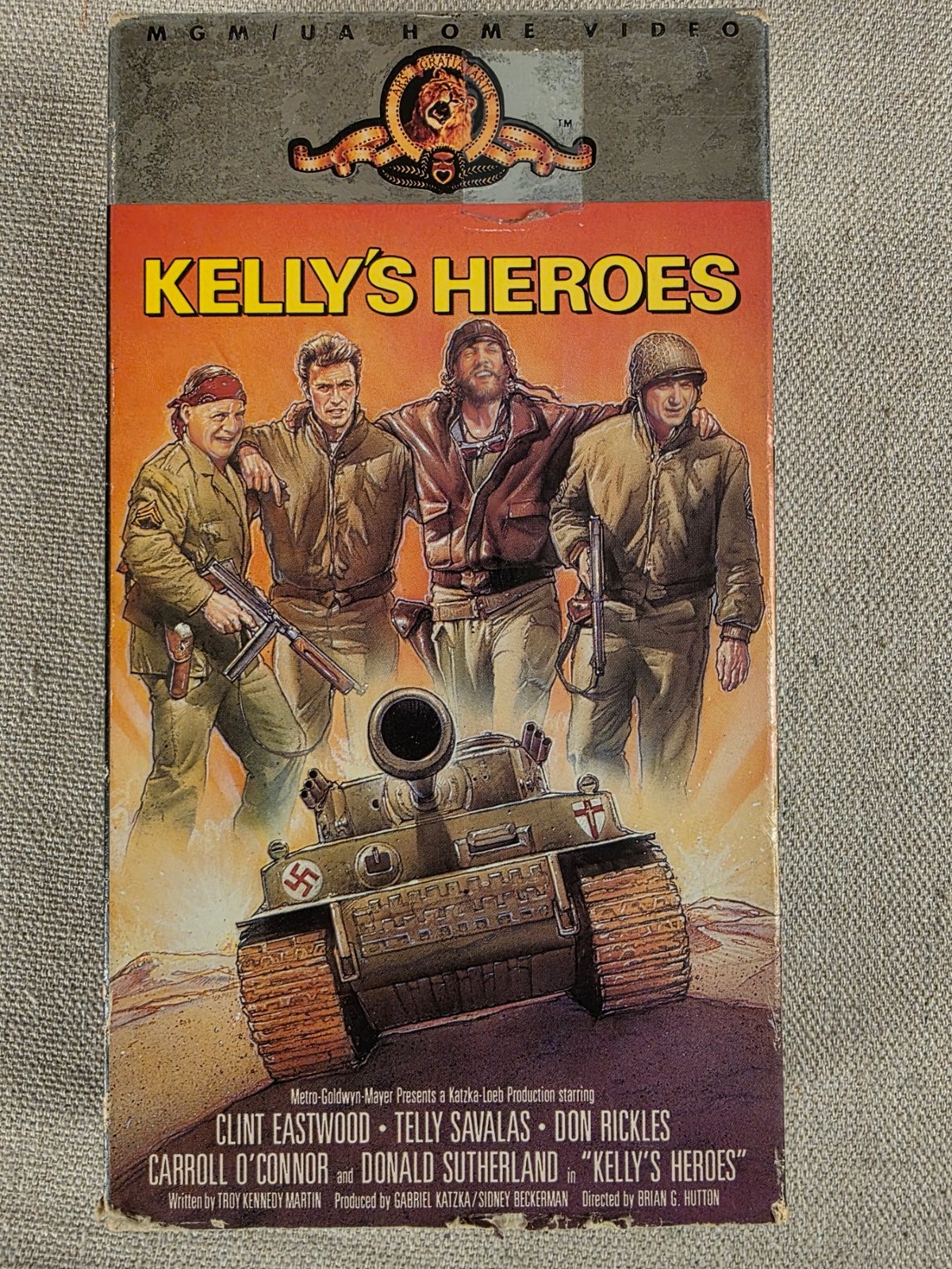 Kelly's Heroes 1970 MGM/UA Home Video VHS Clint Eastwood War Movie