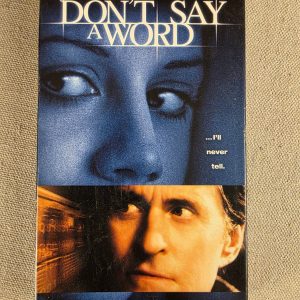 Don't Say a Word VHS 2001 Michael Douglas Thriller Movie