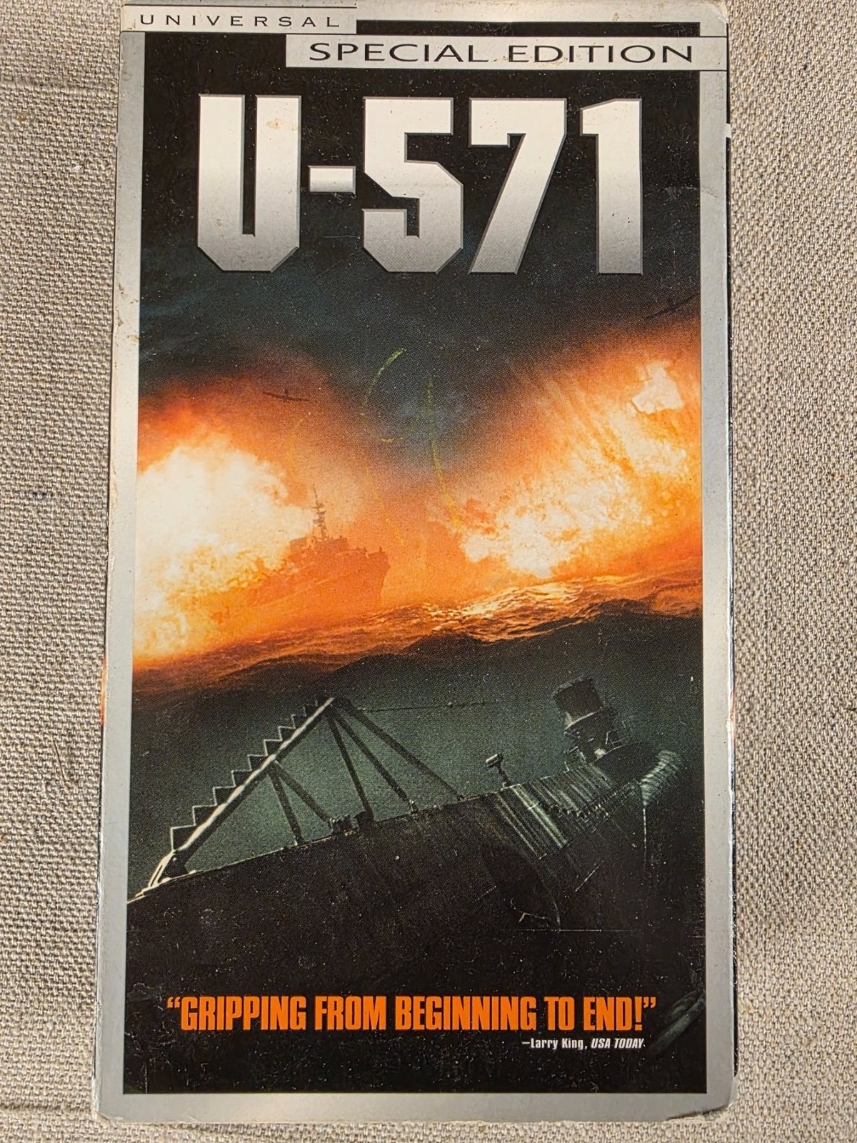 U-571 Special Edition VHS 2001 War Movie Matthew McConaughey