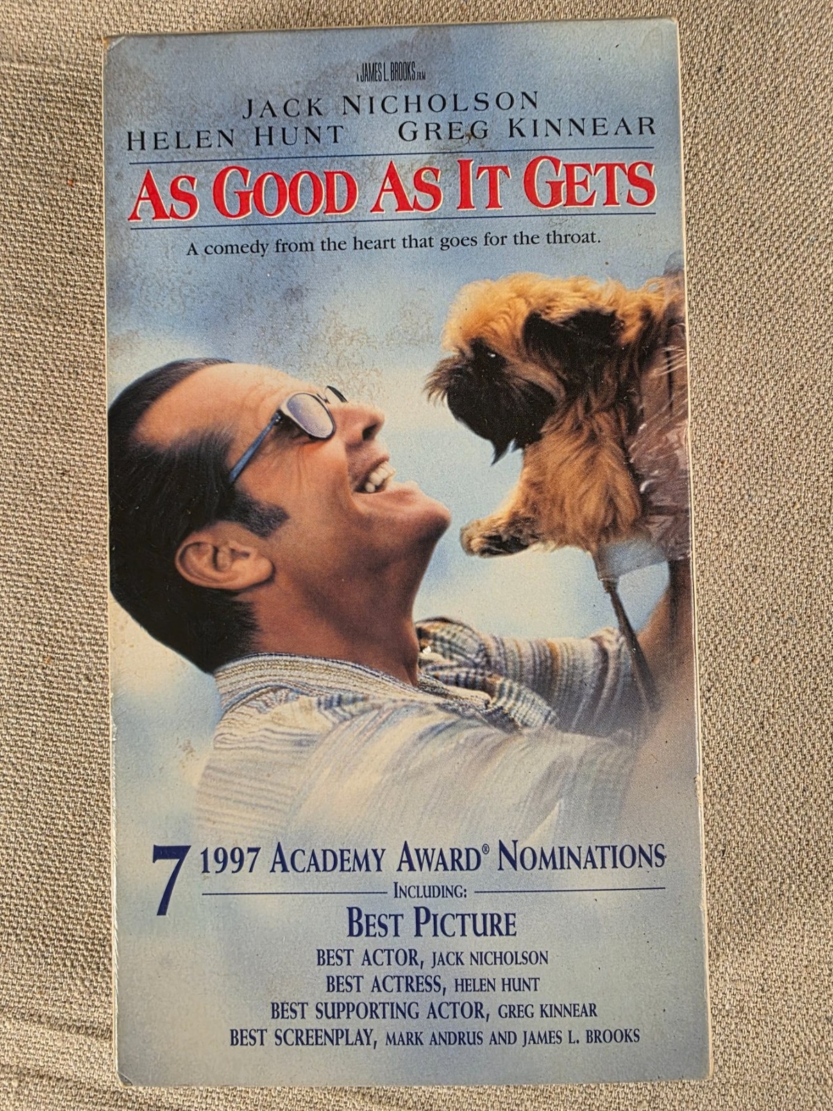 As As It Gets VHS Jack Nicholson Helen Hunt Greg Kinnear