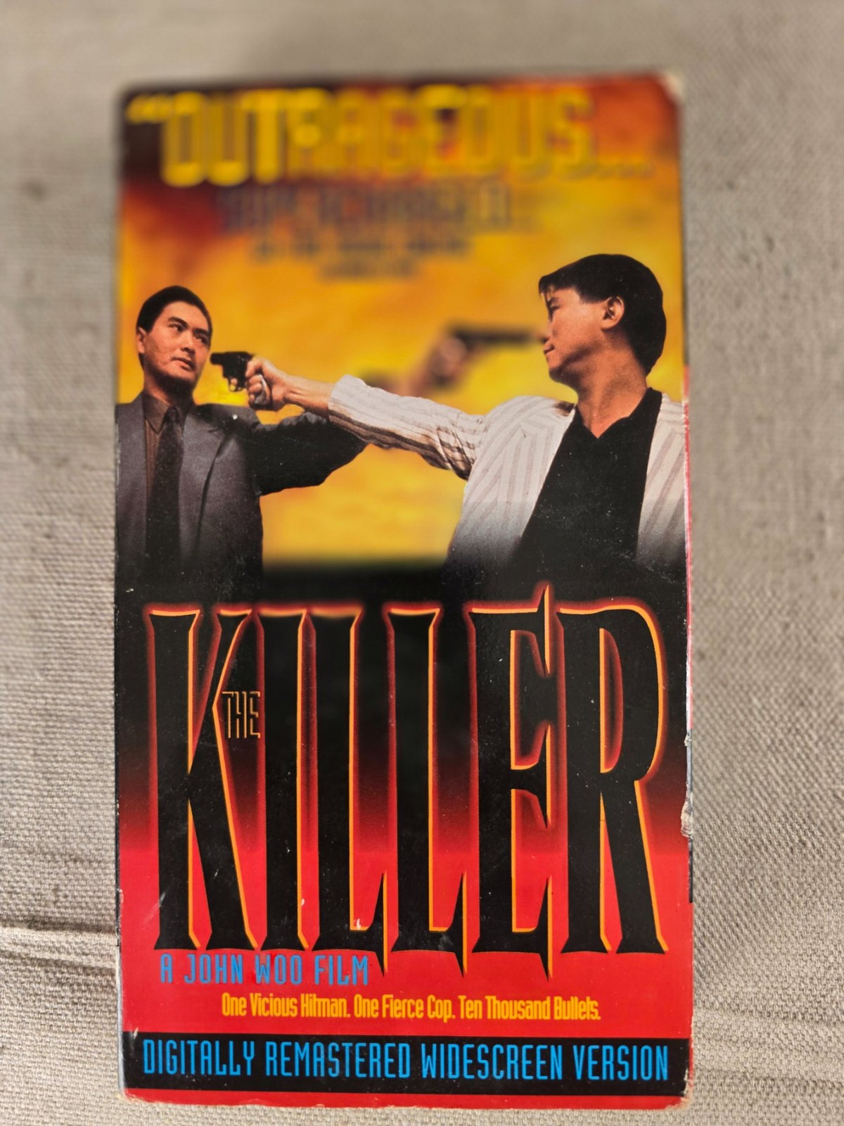 The Killer VHS 1994 John Woo Action Movie Chow Yun-Fat Fox Lorber