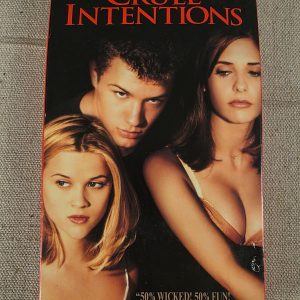 Cruel Intentions VHS 1999 Sarah Michelle Gellar Ryan Phillippe Reese Witherspoon
