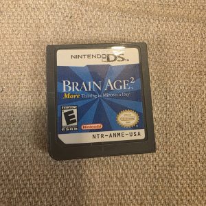 Brain Age 2 More Training in Minutes a Day Nintendo DS Game Cartridge