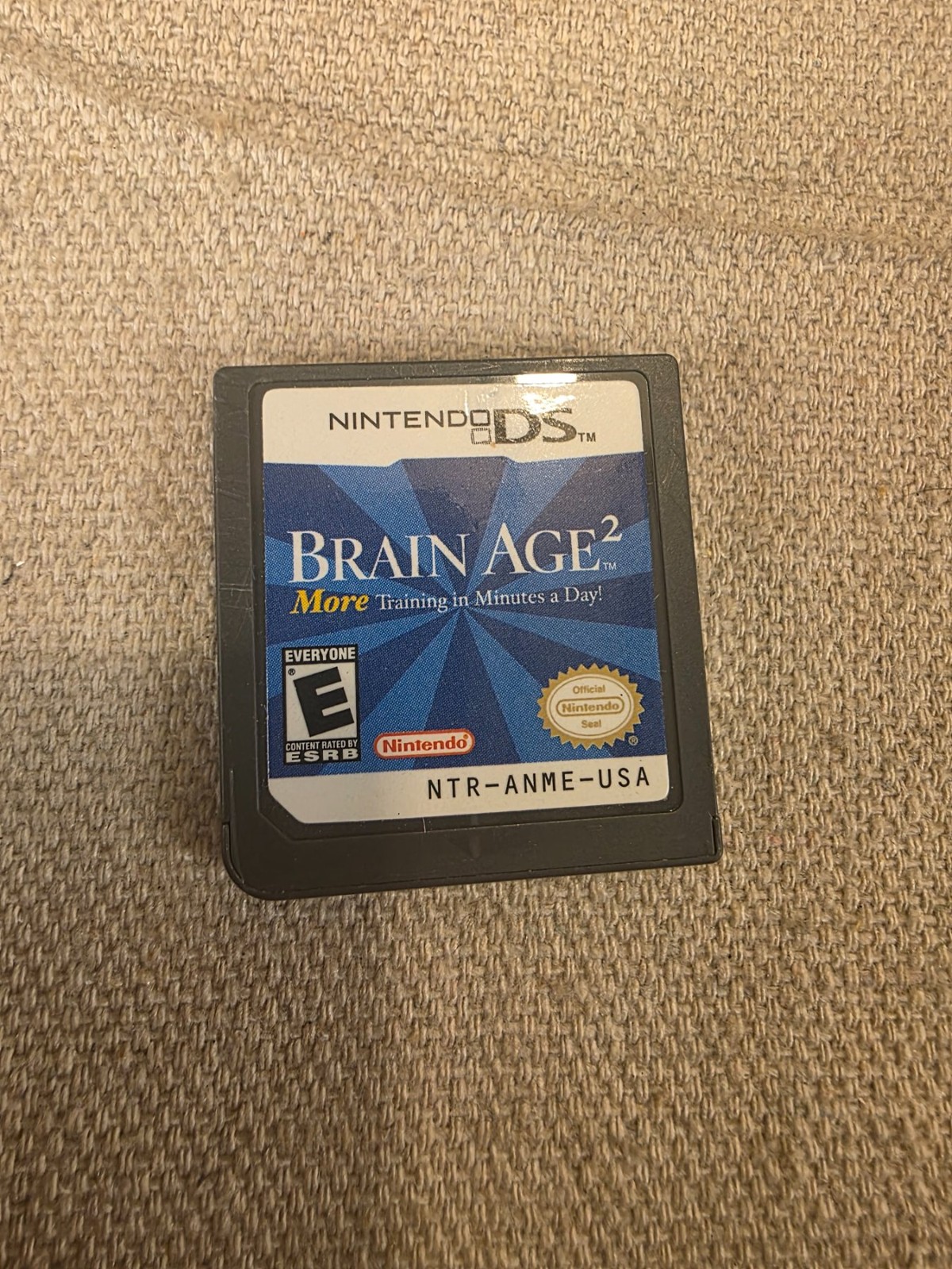 Brain Age 2 More Training in Minutes a Day Nintendo DS Game Cartridge