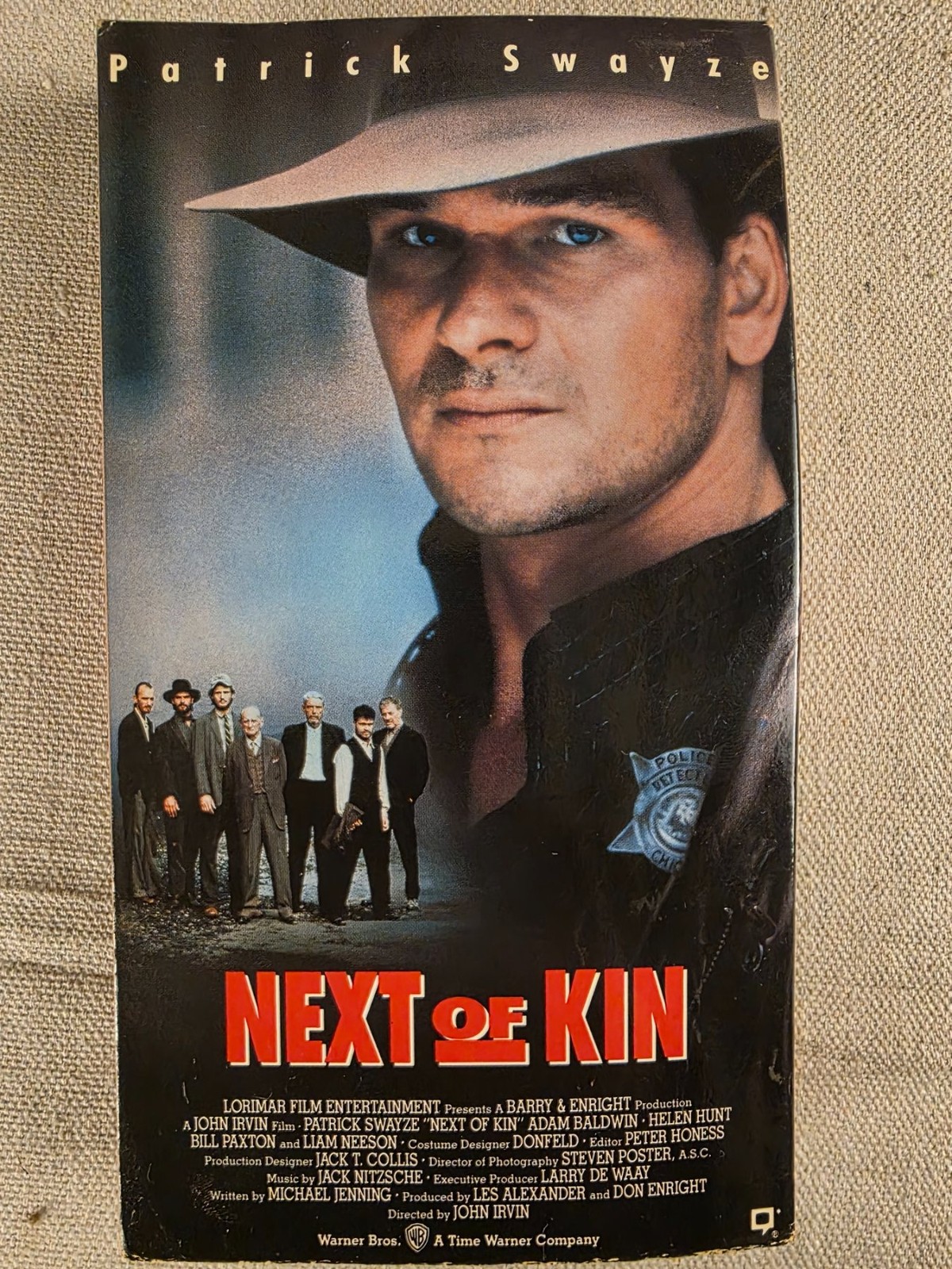 Next of Kin VHS 1994 Patrick Swayze Liam Neeson Vintage Movie