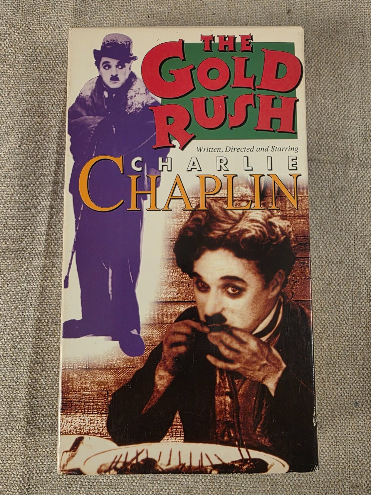 The Gold Rush Charlie Chaplin VHS Vintage Classic Comedy