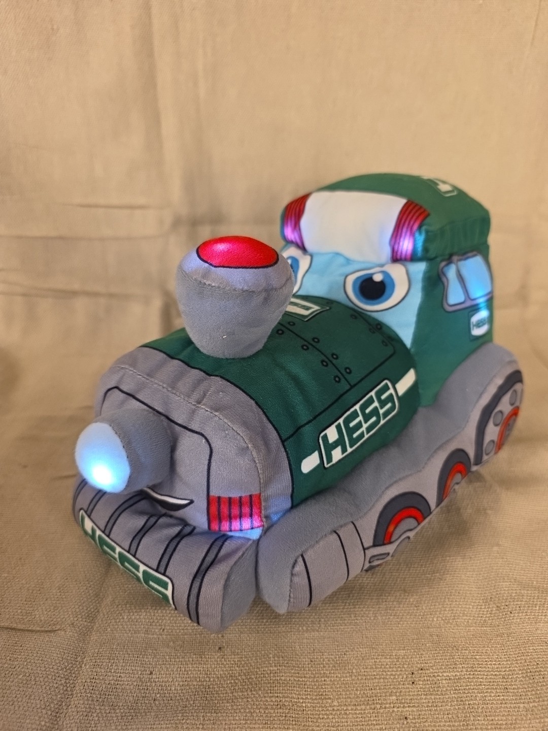 2022 Hess Choo-Choo Train Soft Plush Toy Lights up